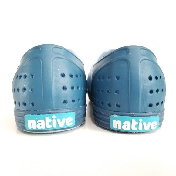 NATIVE Keep It Lite Slip On Shoes Blue Flat Womens - Picture 13 of 15